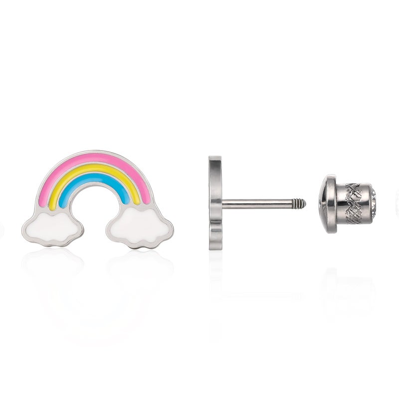Limerencia Hypoallergenic G23 Implant Grade Titanium Screw Back Earrings Tragus 20G Helix F136 Piercing Post for Sensitive Ears Cartilage - Image 1