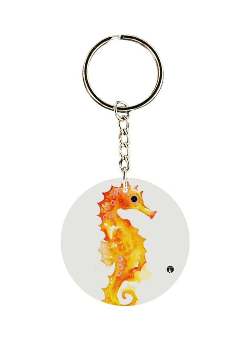 RKN Water Horse Printed Keychain