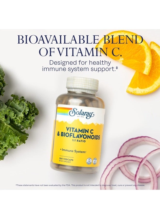 Solaray C w/Bioflavonoids, Veg Cap (Btl-Plastic) 500mg 100ct (250 CT, 125 Serv.)  - Image 3
