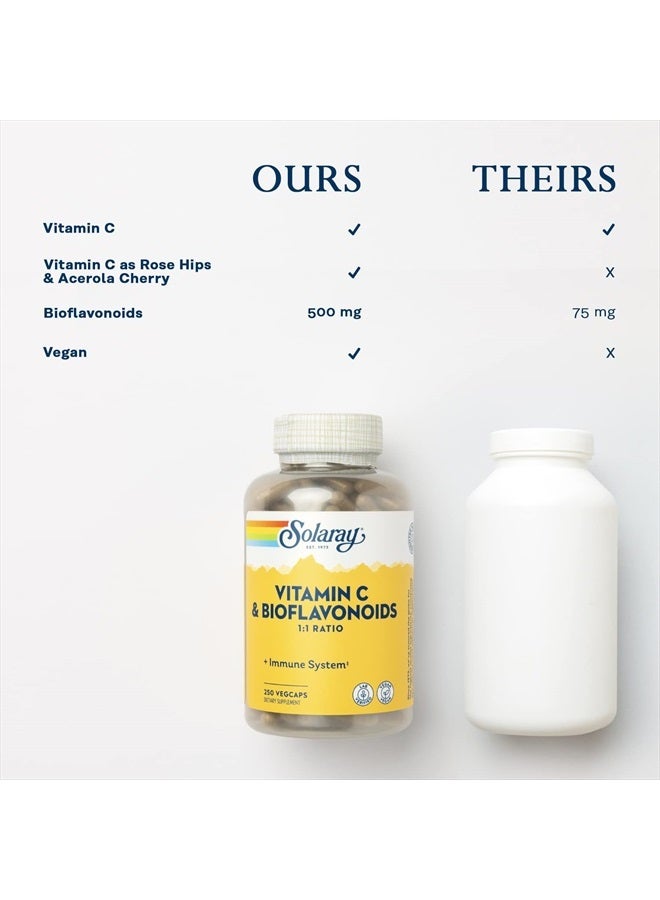 Solaray C w/Bioflavonoids, Veg Cap (Btl-Plastic) 500mg 100ct (250 CT, 125 Serv.)  - Image 5