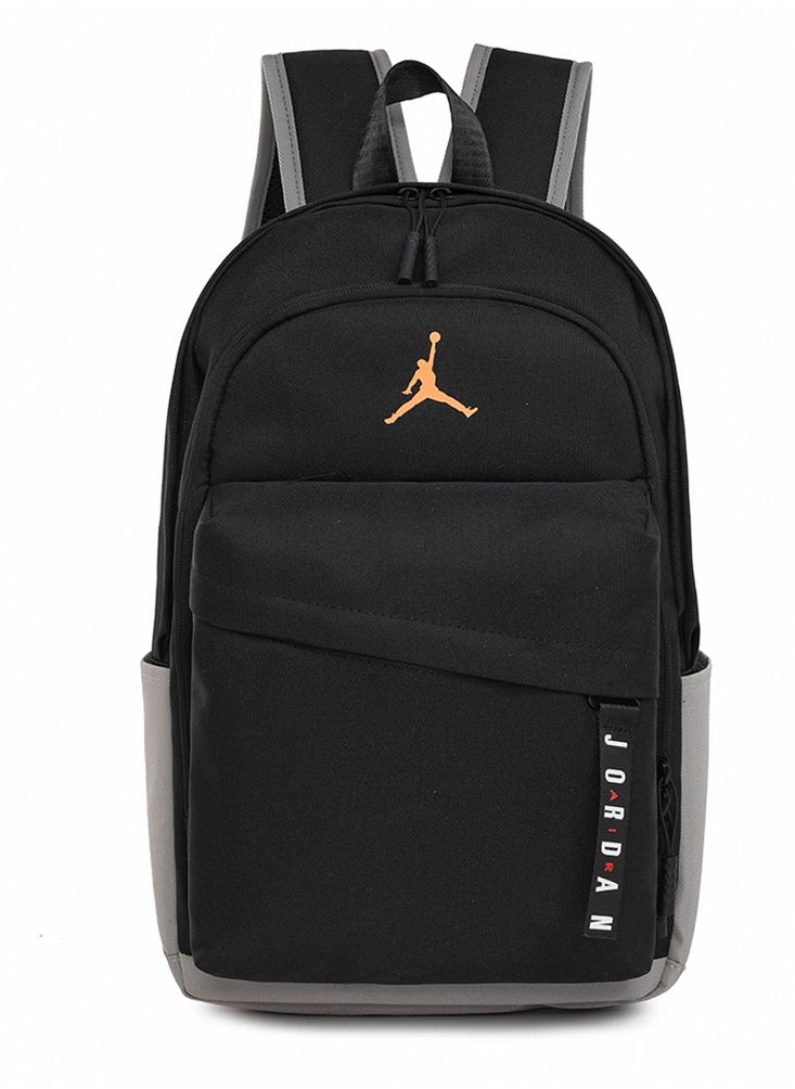 Jordans - 【School season】 Printed Large Capacity Zipper Backpack School Bag Student Backpack Classic Backpack Laptop Backpack Colorful Backpack - Image 1
