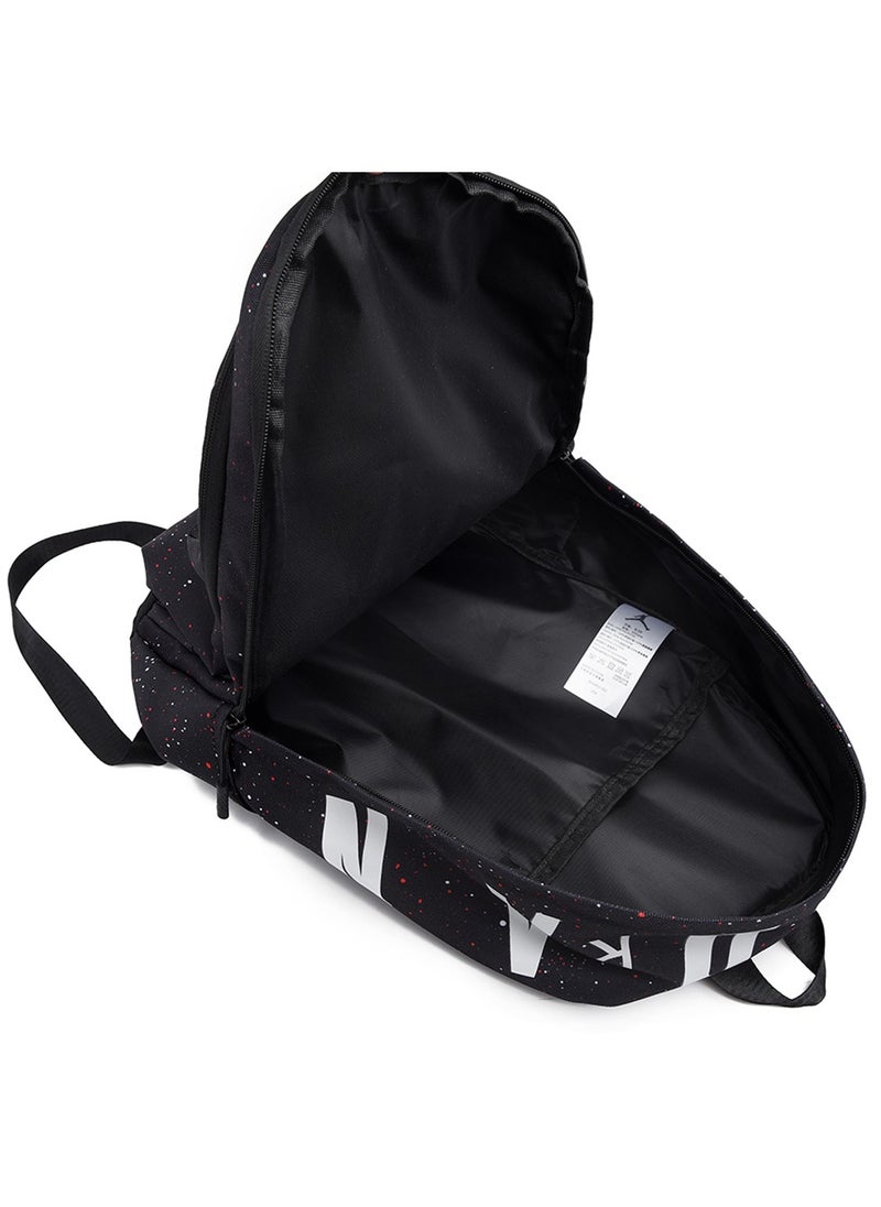 Jordans - 【School season】 Printed Large Capacity Zipper Backpack School Bag Student Backpack Classic Backpack Laptop Backpack Colorful Backpack - Image 1