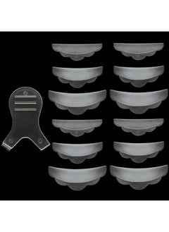 Silicone Eyelash Perming Tool Set Include 6 Pairs Eyelash Perming Curler Silicone Pad And Lash Y Brush 13 Pieces Totally