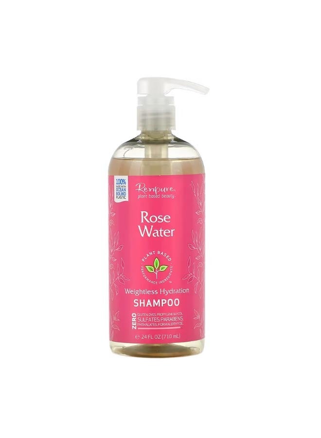 Renpure Rose Water Shampoo 24 fl oz 710 ml - Image 1