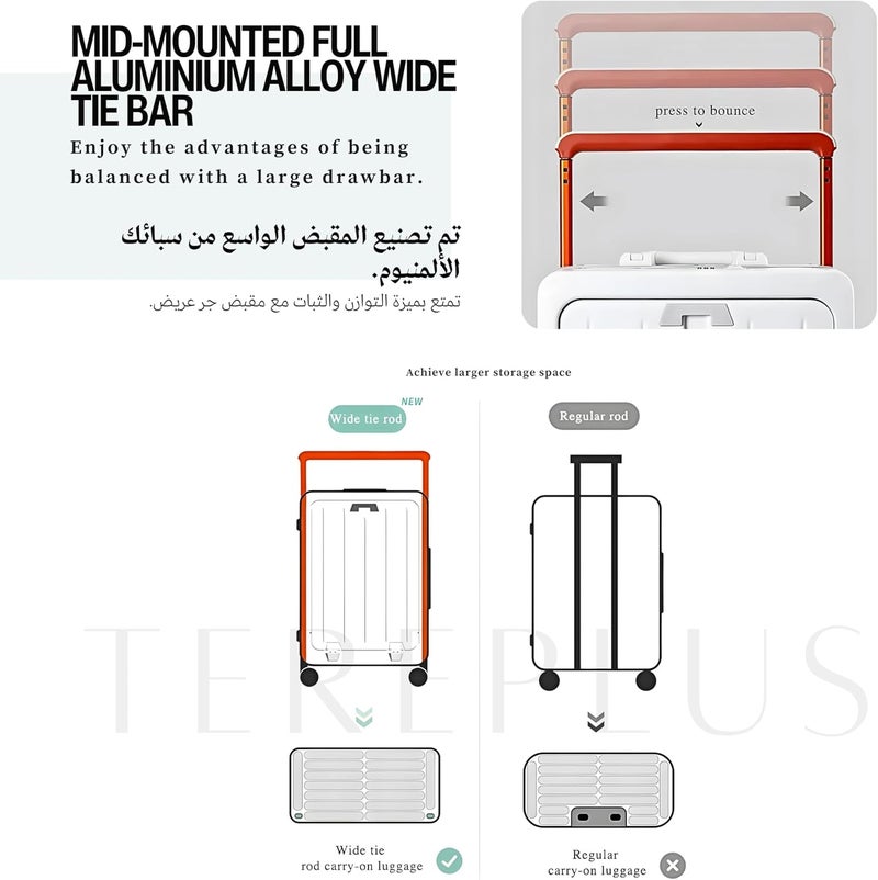 TEREPLUS® 20" Carry-on Luggage with USB Charging - Image 5