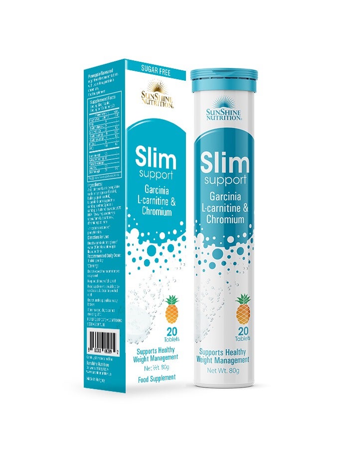 SUNSHINE NUTRITION Sunshine Nutrition Slim Support Efferv Pineapple Tabs 20s 