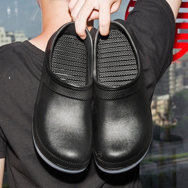 Waterproof Chef Shoes Women'S Kitchen Special Work Shoes Men'S Canteen Kitchen Oil-Proof Non-Slip Shoes Water Shoes Rubber Shoes - Image 3