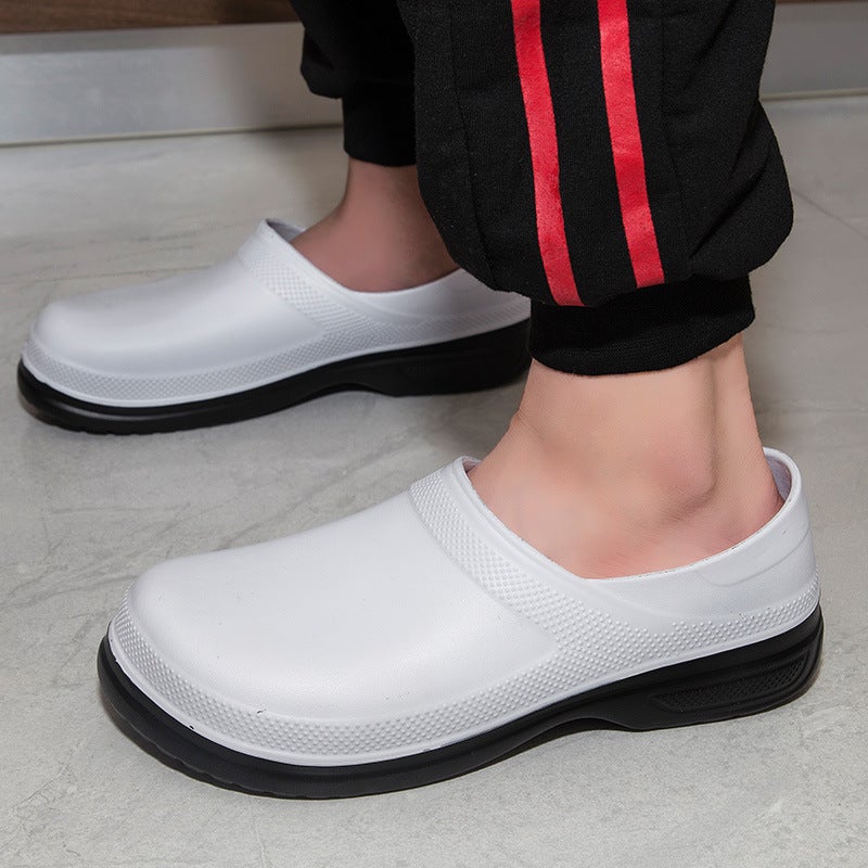 Waterproof Chef Shoes Women'S Kitchen Special Work Shoes Men'S Canteen Kitchen Oil-Proof Non-Slip Shoes Water Shoes Rubber Shoes - Image 4