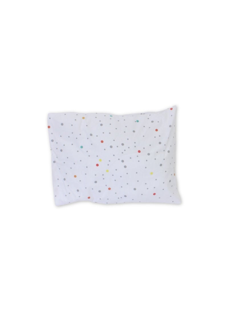Berceau Cotton Baby Pillow + Pillowcase – White - Image 1