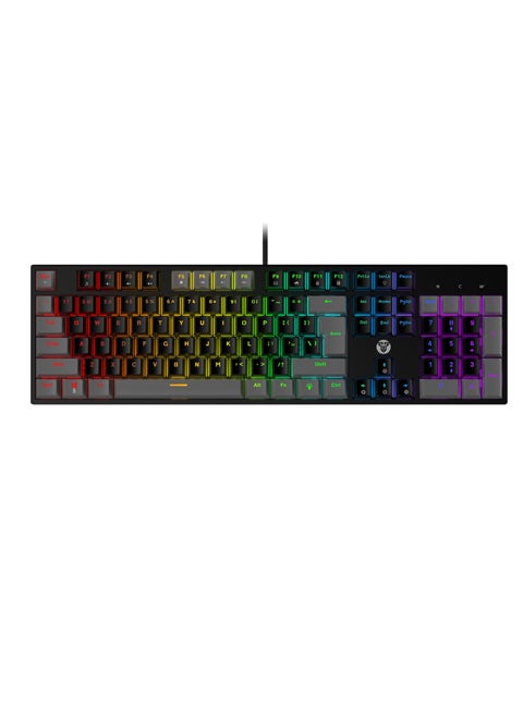 ATOM MK886 RGB Full Mechanical Gaming Keyboard – BLUE Switch - Double Injection Keycaps