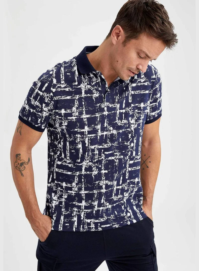 DeFacto Man Knitted Slim Fit Polo T-Shirt