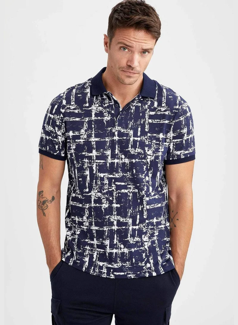 DeFacto Man Knitted Slim Fit Polo T-Shirt