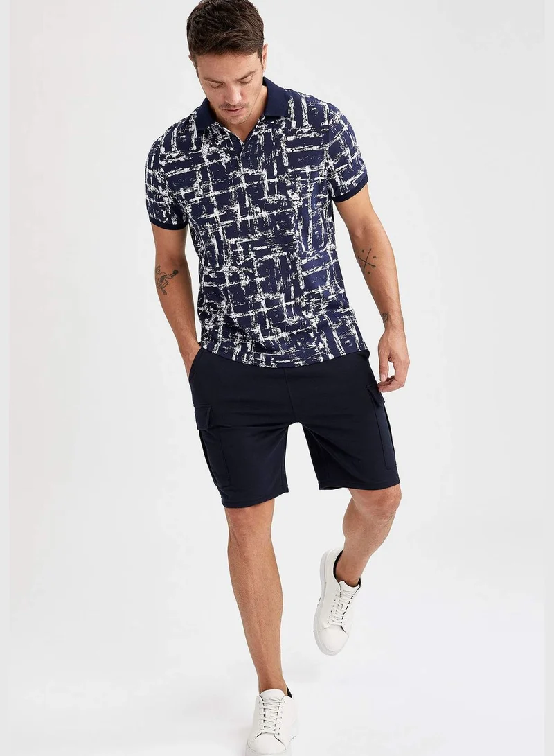 DeFacto Man Knitted Slim Fit Polo T-Shirt