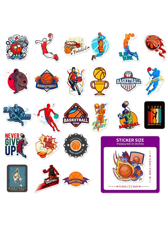 Bluejw 50 Graffiti Basketball Stickers American New Sports NBA Basketball Star Stickers - Image 3