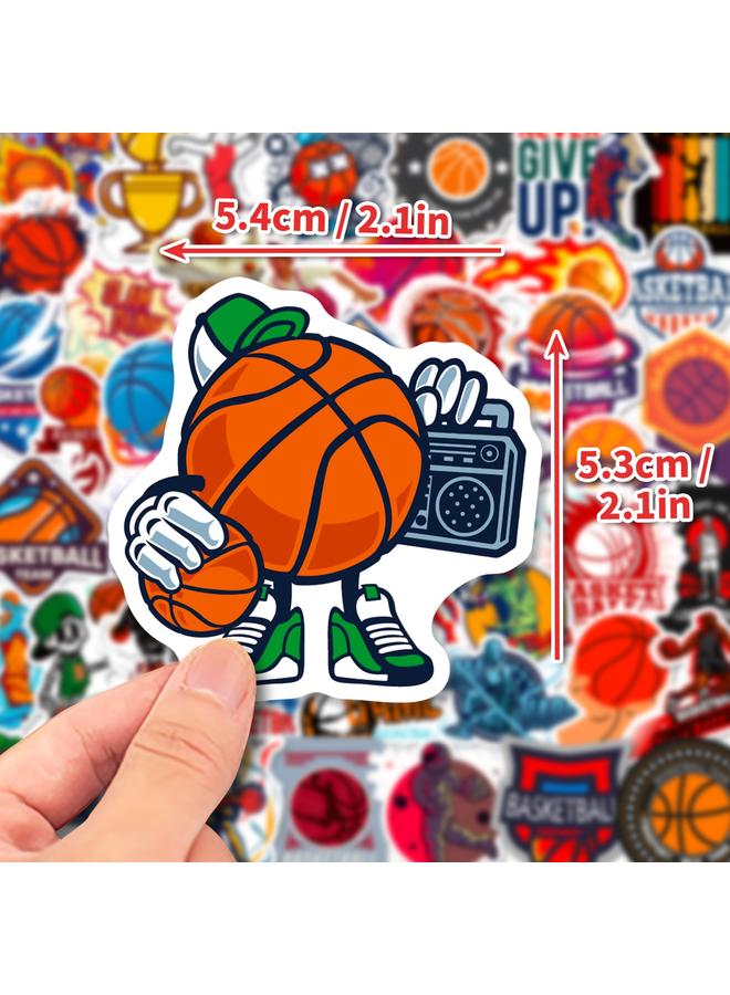 Bluejw 50 Graffiti Basketball Stickers American New Sports NBA Basketball Star Stickers - Image 4