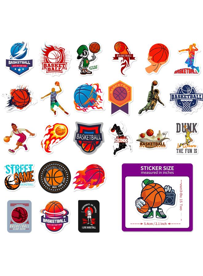 Bluejw 50 Graffiti Basketball Stickers American New Sports NBA Basketball Star Stickers - Image 5