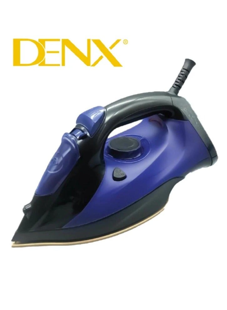 Denx 2200W steam iron blue - Image 2