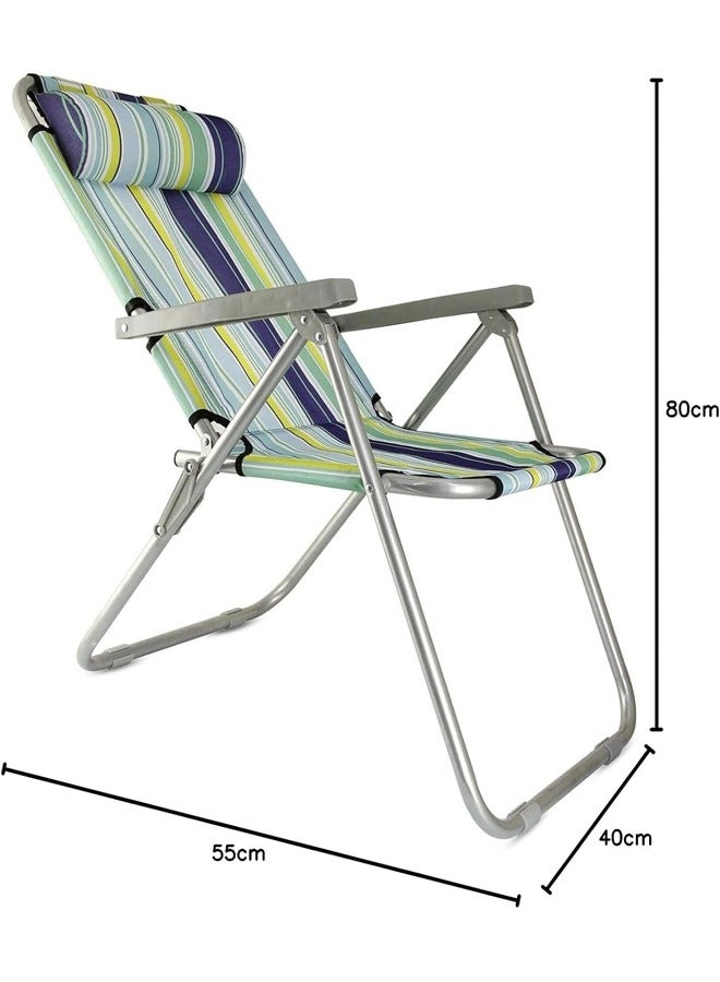 كادي ون كرسي تخييم محمول قابل للطي خفيف الوزن للتخييم والمشي لمسافات طويلة والحديقة - Image 2