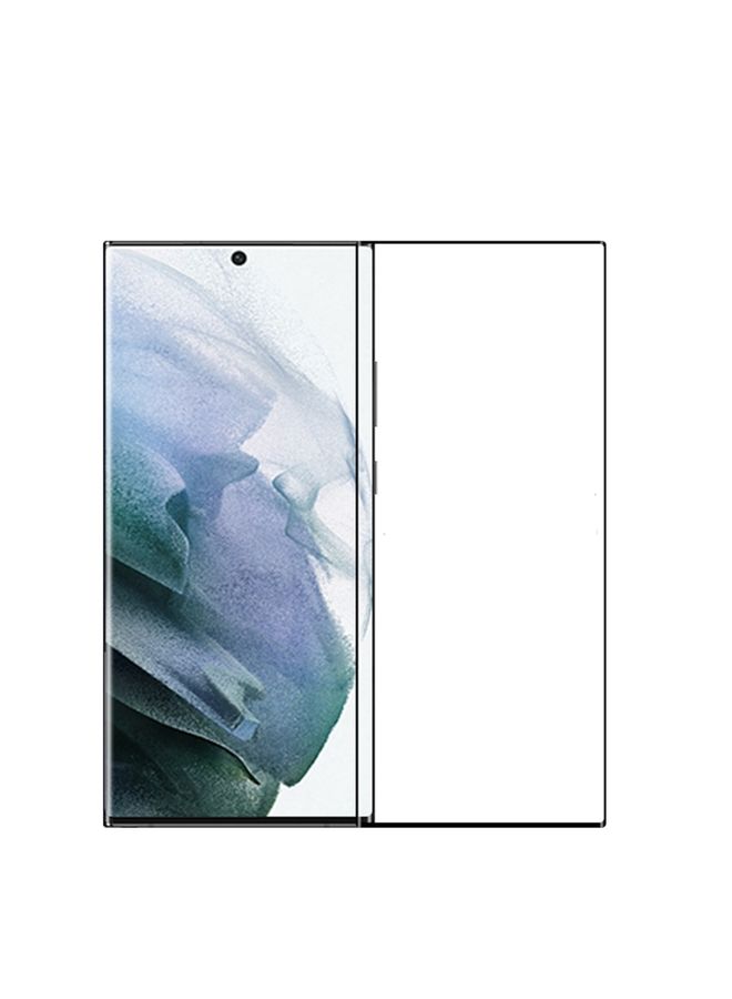 Screen Protector For Samsung Galaxy S22 Ultra 5G MOFI 9H 3D Hot Bend Explosion-Proof Tempered Glass Full Film(Black)