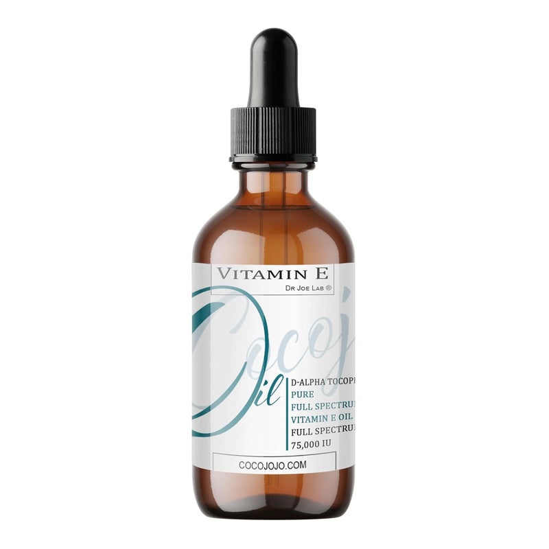 cocojojo Vitamin E Oil for Skin Organic Vitamin E Oil for Hair Face Liquid Vitamin E Vitamin E Body Oil 100 Pure Natural Cold Pressed Unrefined Moisturizes  Nourishes Non GMO  4 Oz