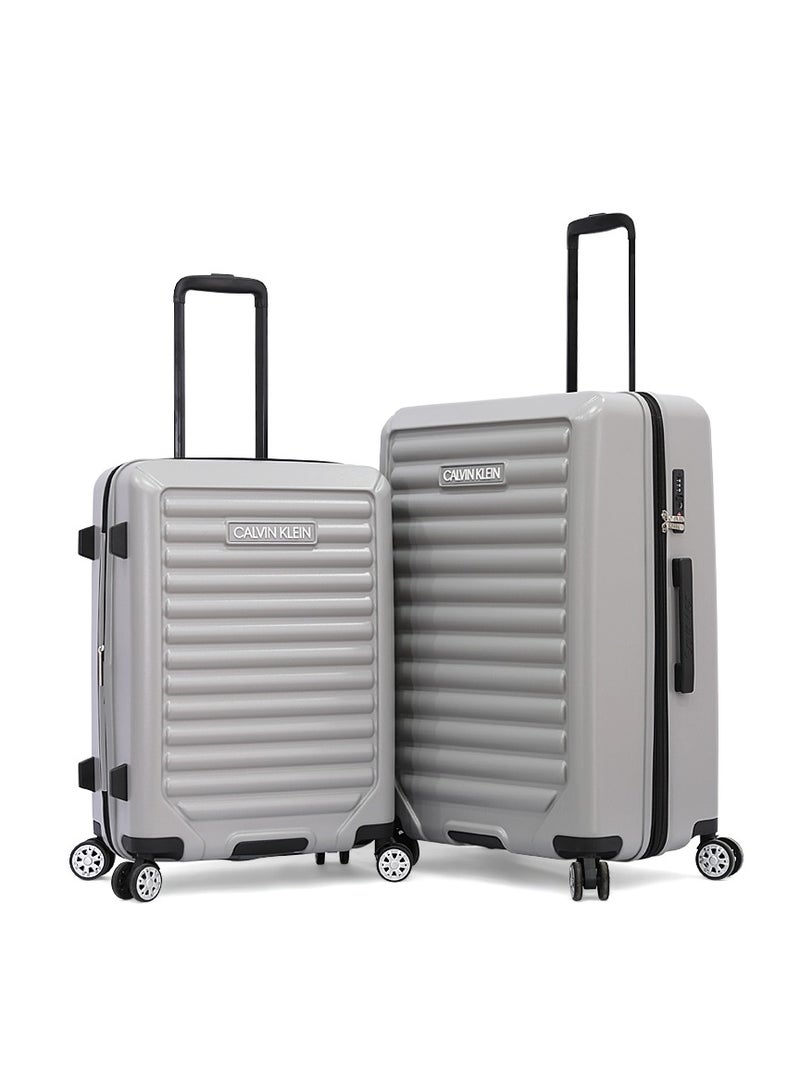 Calvin Klein 2-Piece Hardshell Luggage Set with Spinner Wheels, TSA Lock - Expandable Suitcase Trolley for Travel - Image 1