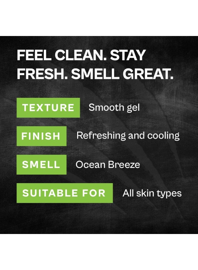 PROWL by Tiger Shroff Exfoliating Brightening & Moisturising Daily Body Wash gel  for Men 250ml|4% ( Salicylic Acid, Lactic Acid, Vit E) for Body Acne | All Skin Type  | Ocean Breeze - Image 3