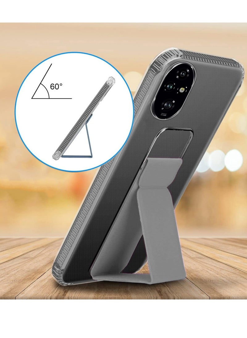 Wtech Honor 200 Pro 5G 2024 TPU Hand Grip Air Pillow Case Cover - Clear/Grey - Image 3