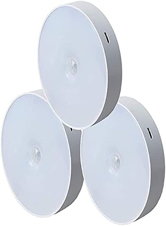 EVALUEMART USB Rechargeable Operated LED Motion Sensor Wireless Wall Night Light (White Light) Stick Lamp Night Light for Entrance, Hallway, Basement, Garage, Bathroom, Closet, Pack of 1 - Image 1