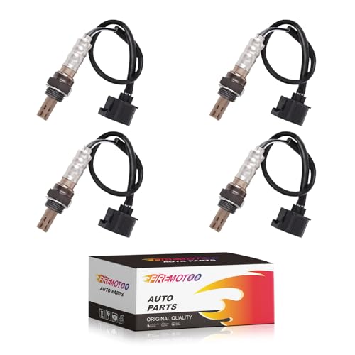 FIREMOTOO O2 Oxygen Sensor Set for 4 Upstream & Downstream 56028994AA Replacement for Dodge Durango Dakota Neon for Ram 1500 2500 3500 Van for Jeep Wangler Grand Cherokee Liberty TJ 2001-2004 - Image 1
