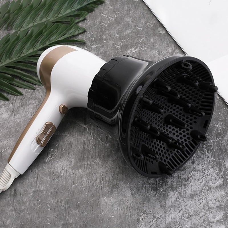 OSALADI Hair Diffuser Blow Dryer Cover Black Salon Hair Blower Accessory for Curl Definition and Volumizing Styling - Image 4