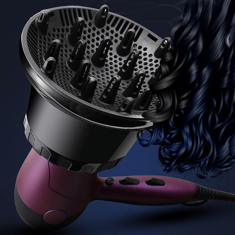 OSALADI Hair Diffuser Blow Dryer Cover Black Salon Hair Blower Accessory for Curl Definition and Volumizing Styling - Image 5