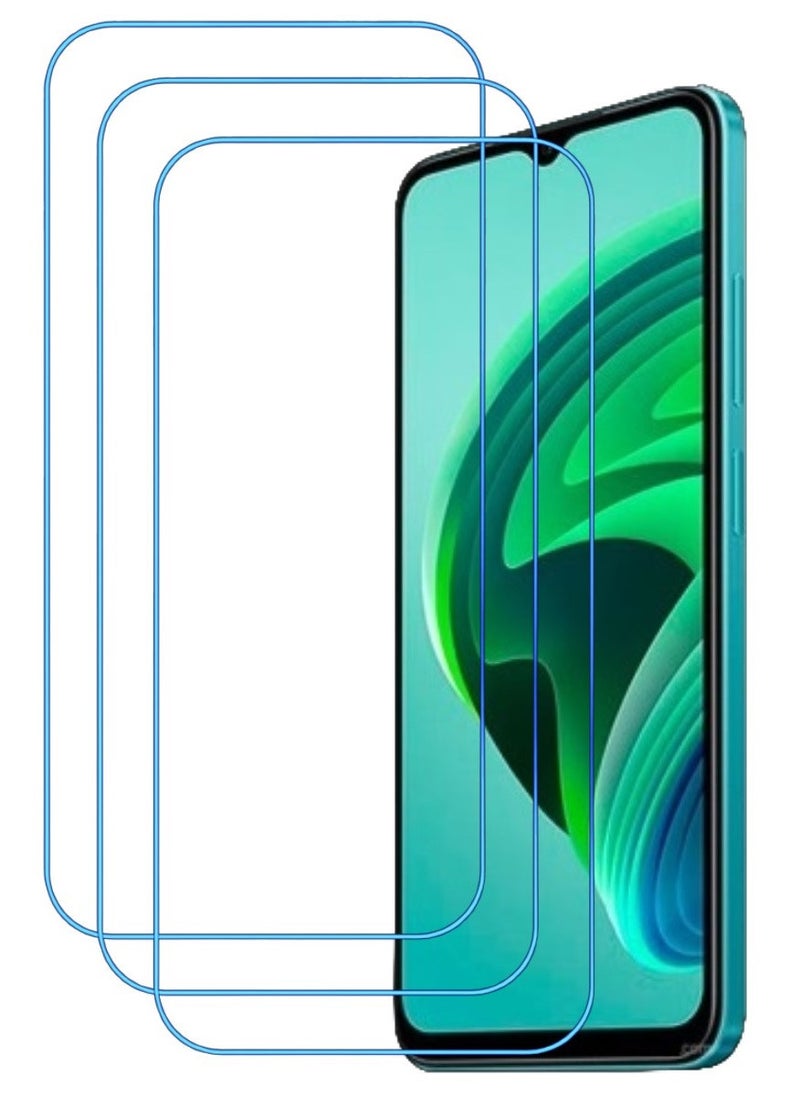 ACLIX 3 Pieces Antistatic ESD Dustproof Premium Quality High Definition Clear Tempered Glass Screen Protector Designed For Xiaomi Redmi Note 11E - Image 1