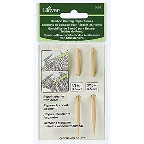 Clover 3009 Needlecraft Bamboo Knitting Repair Hooks - Image 5