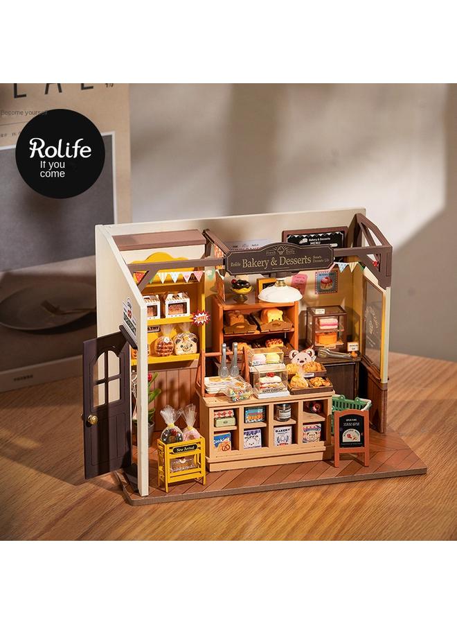 Bluejw If You Come To Becca's Bakery Hand-assembled Diy Cabin Art House Three-dimensional Architectural Model For Girlfriend Gifts - Image 4