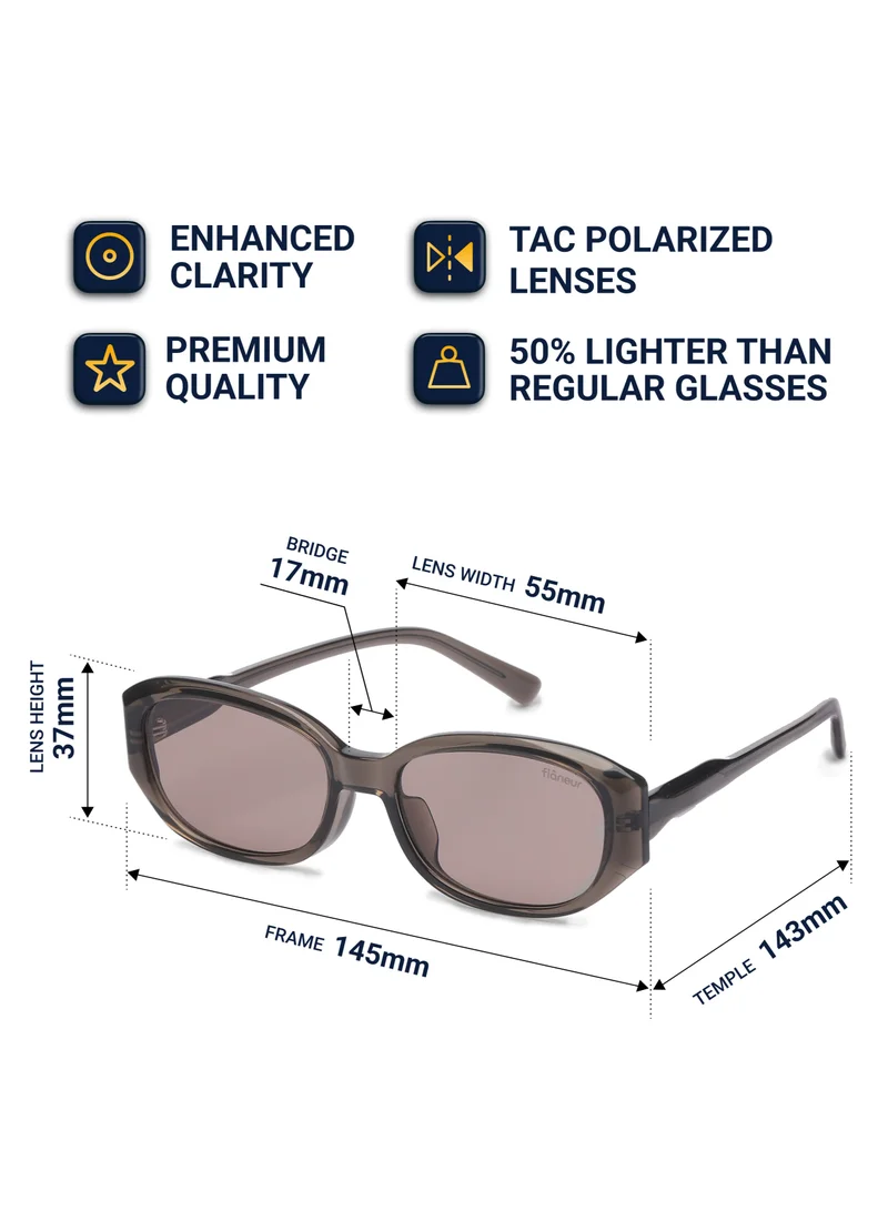flâneur Retro Vintage 70s Sunglasses For Women and Men Beige
