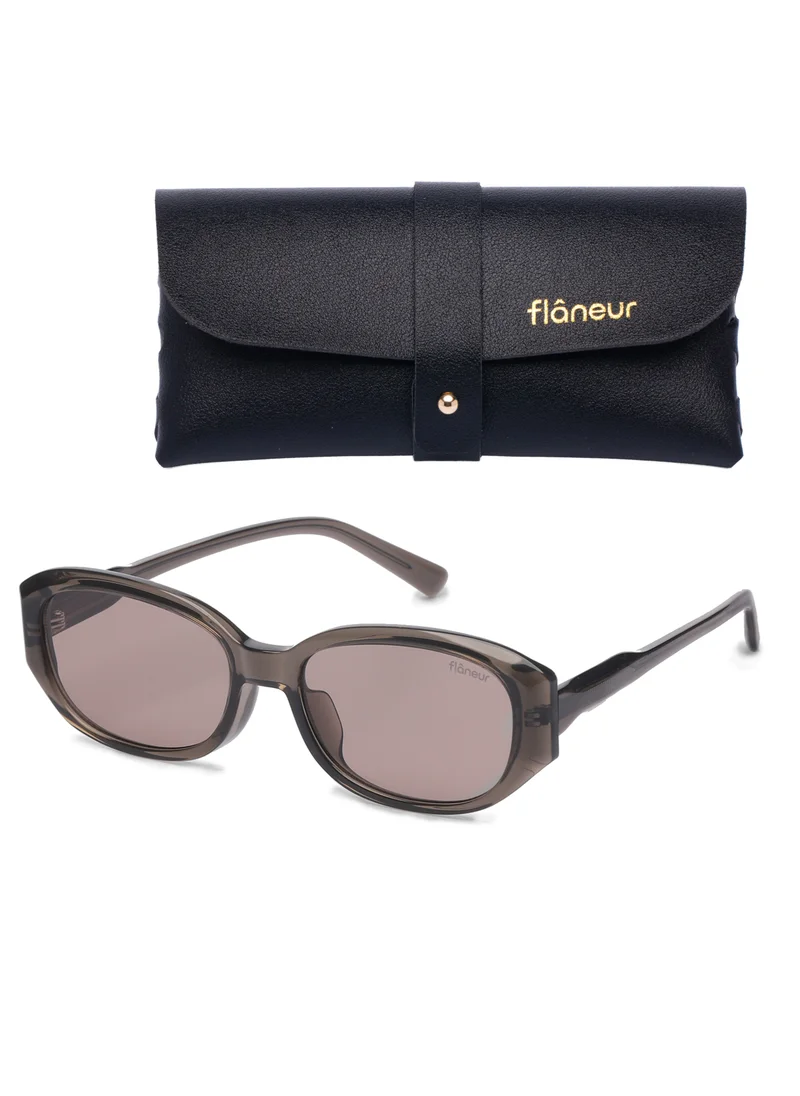 flâneur Retro Vintage 70s Sunglasses For Women and Men Beige