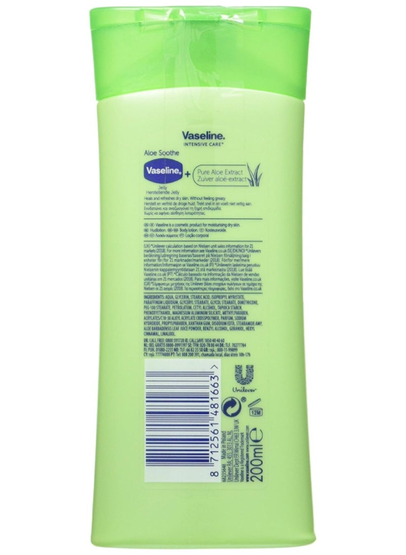 Vaseline Intensive Care Aloe Soothe Body Lotion 200ml - Image 2