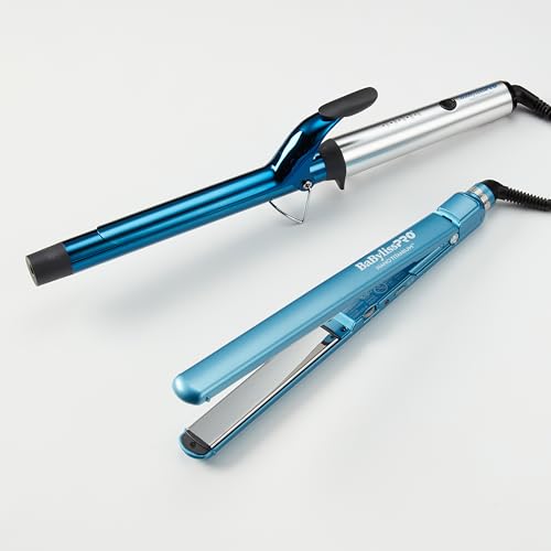 BaBylissPRO Limited Edition Prepack, 1" Extended Barrel Nano Titanium Curling Iron and 1" Nano Titanium Ultra-Thin Flat Iron - Image 3