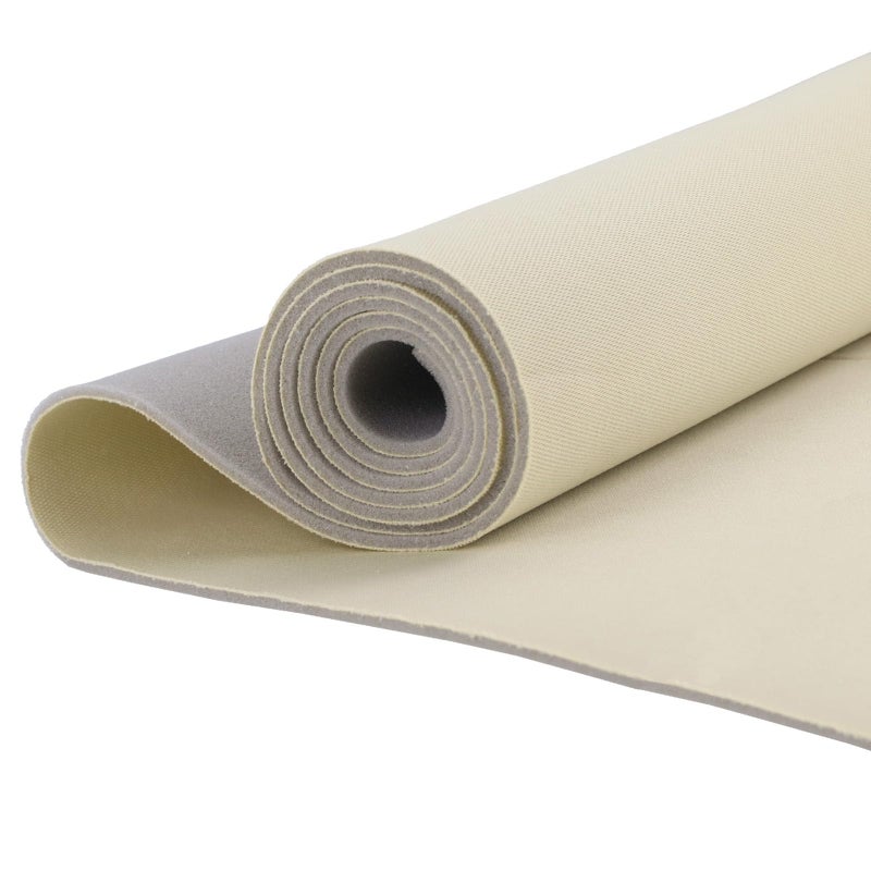 Kefly Beige Mesh Headliner Fabric 96 L 60 W with Foam Backing Auto Interior Roof Replacement Material for Car SUV Boat Pickup Truck RV Home Repair