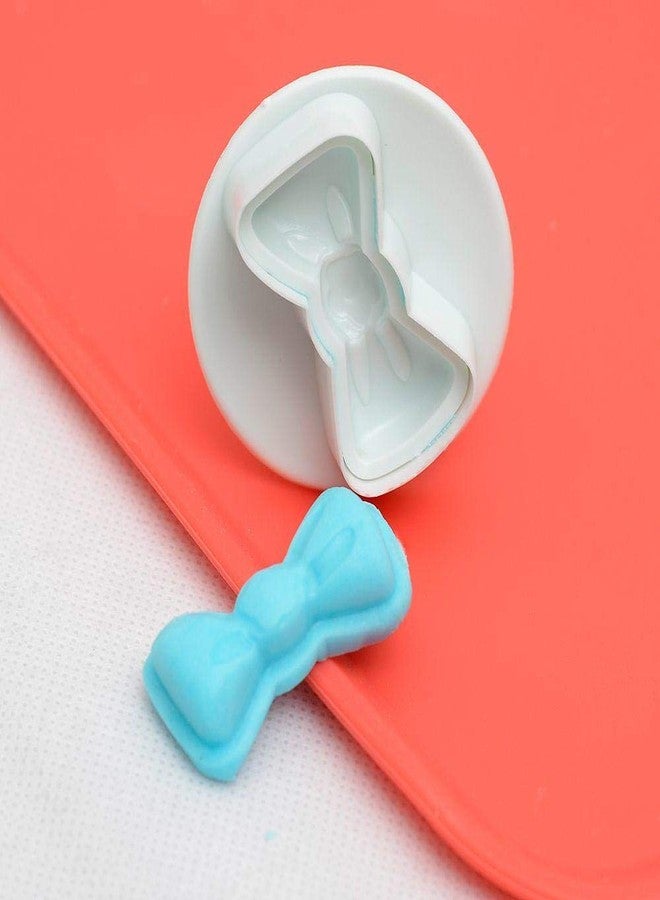 NF Noble Foods Bakery Cake Fondant Plunger Cutter Press Type Bow Style - 3 Pieces - Image 3