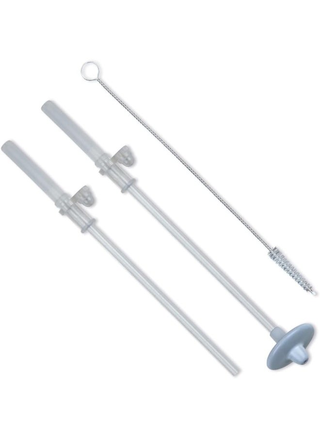 TUM TUM - Tippy Up Cups - Replacement Straws Plus Brush Set - Series 3, Large - Image 1