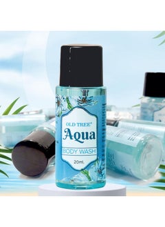 Old Tree Aqua Bath Gel Toiletries Kit 20Ml (Set Of 100 Pcs) Travel Size Bath Gel For Body Wash Hotel Guest House Hotel Amenities And Accessories  - Image 1