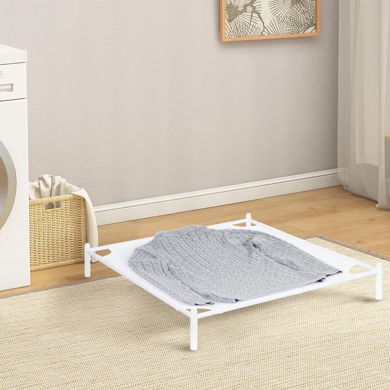 STORAGE MANIAC Sweater Drying Rack, Mesh Clothes Drying Rack, Stackable Laundry Drying Rack, Lay Flat Dryer for Delicates, Portable Dry Rack for Indoor or Outdoor, White, 1-Pack - Image 2