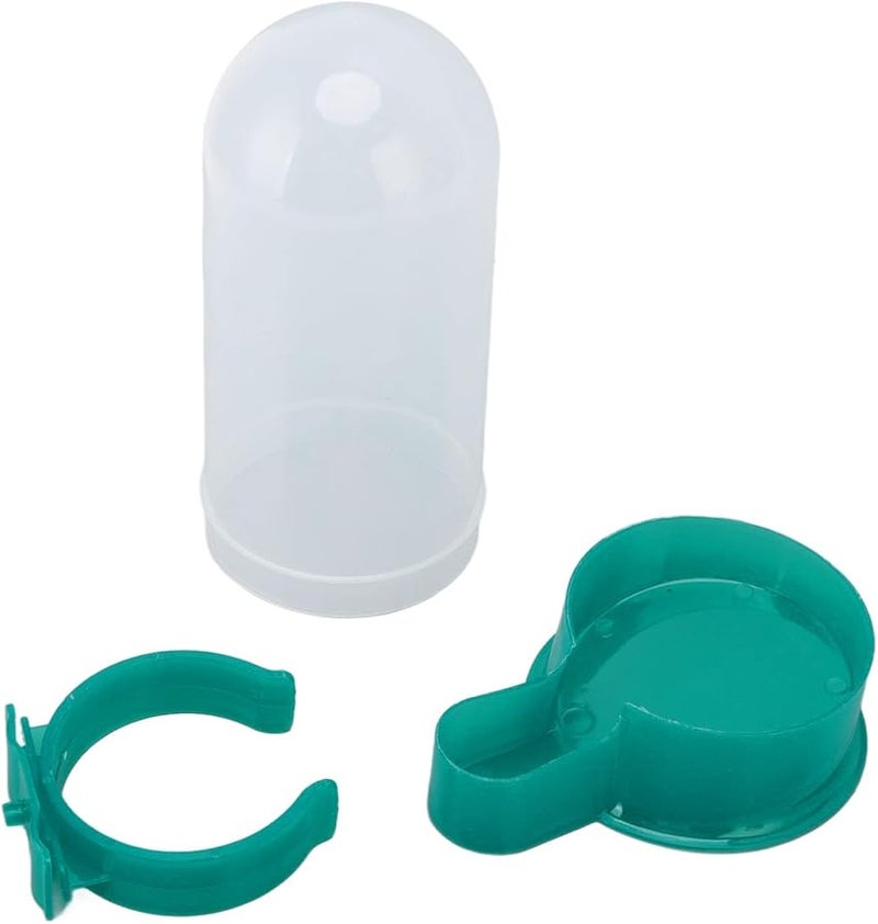 مغذي مياه أوتوماتيكي كبير السعة للطيور مع وعاء بلاستيكي آمن للقفص - Image 5