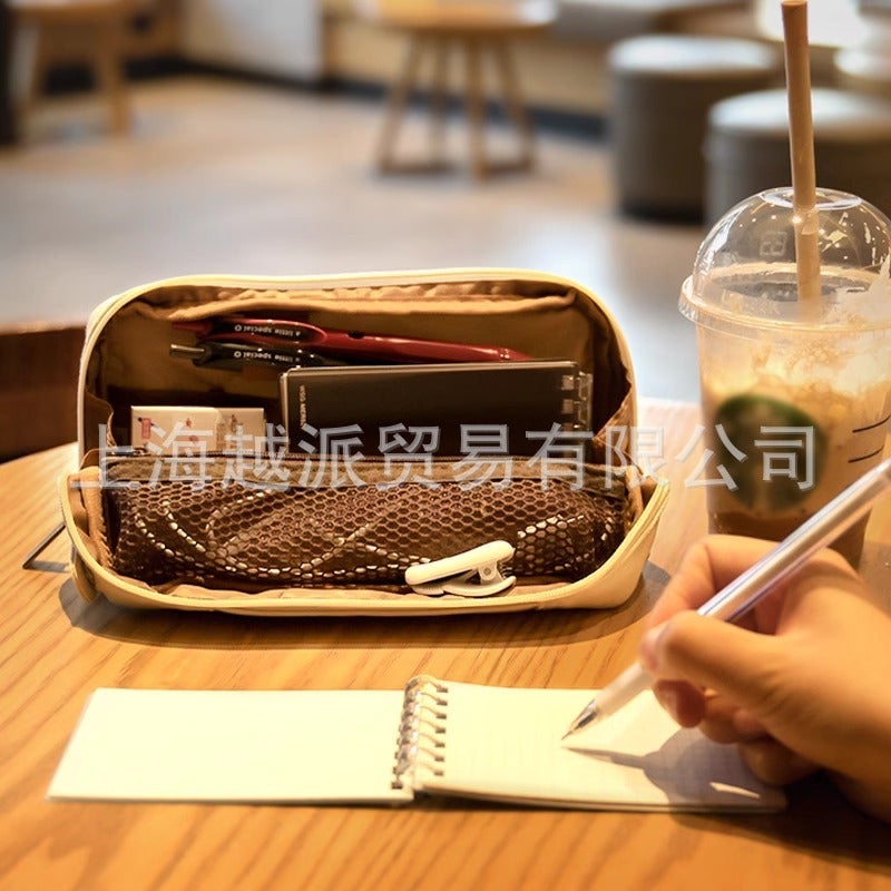 Guoyu Pencil Bag One Meter New Pure Multifunctional Pencil Bag Student Stationery Bag Can Stand To Receive Japanese Haco Pencil Bag - Image 2