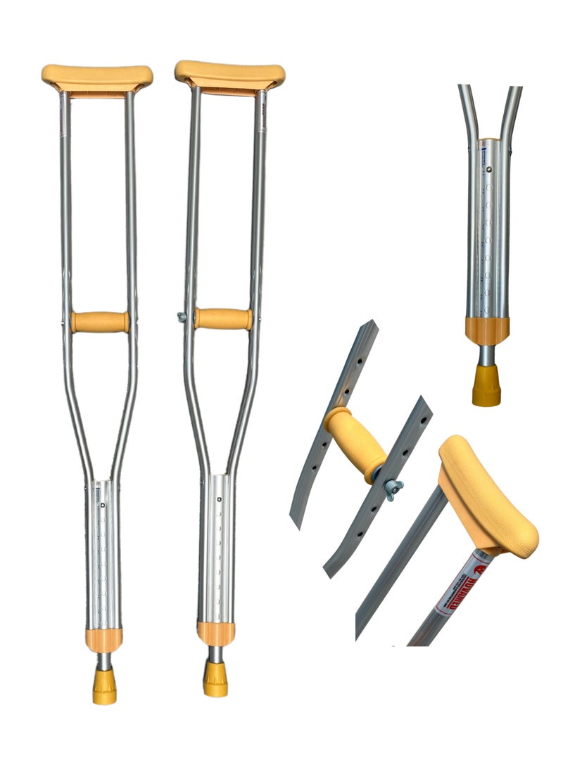 NOVAMED Under Arm Axilliary Crutches (925L) - Image 1