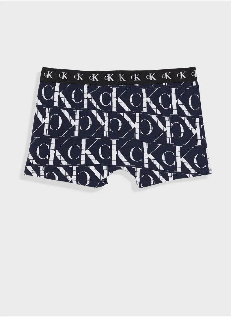 CALVIN KLEIN Youth 3 Pack Assorted Trunks