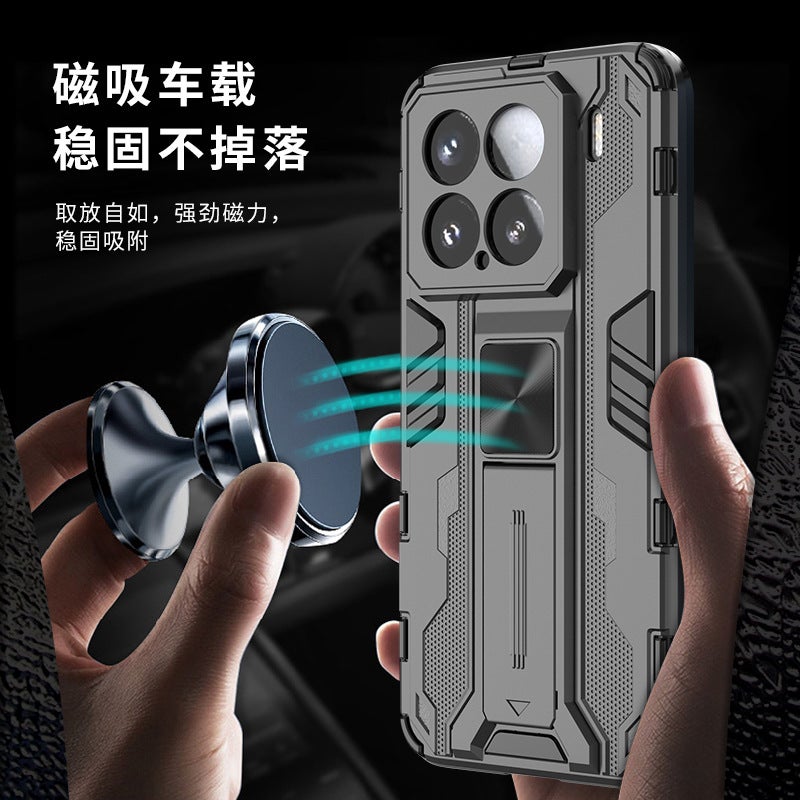 غطاء MagSafe بTPU لـ Redmi Note 13 Pro باللون أخضر مغناطيسي بوظيفة حامل من مادة TPU مع مغناطيس قوي وحماية من السقوط مع مقاوم للصدمات مع حامل قائم للتخزين العملي للمدرسة للهدايا - Image 4