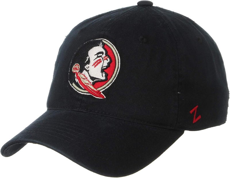ZHATS NCAA Mens Adjustable Scholarship Hat Black - Image 1