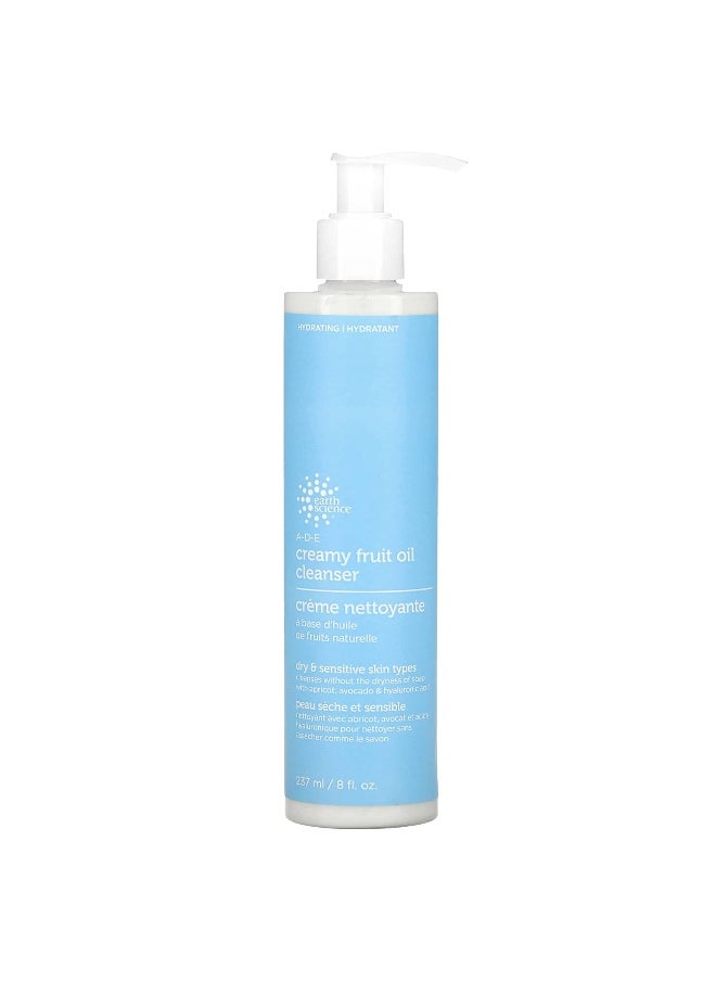 Earth Science Earth Science, A-D-E Creamy Fruit Oil Cleanser, Dry & Sensitive Skin, 8 fl oz (237 ml)  - Image 1